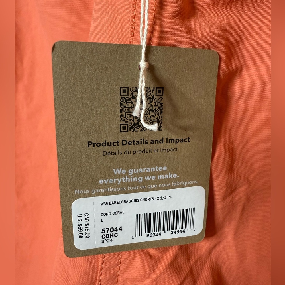 Patagonia Women's Barely Baggies Shorts - 2½" - Large NWT - Picture 8 of 8